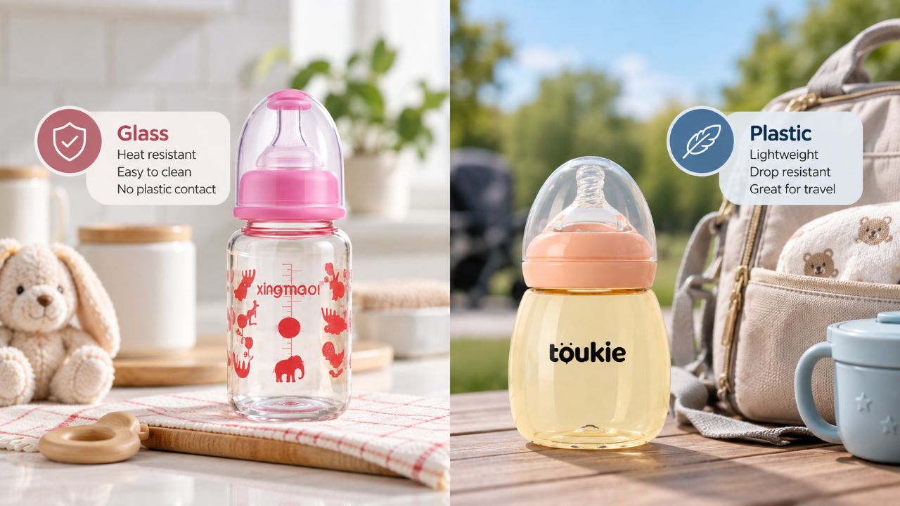 glass vs plastic baby bottles