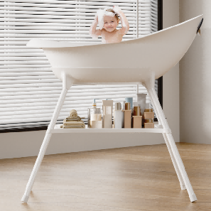 2 Layer Baby bath tub with Stand