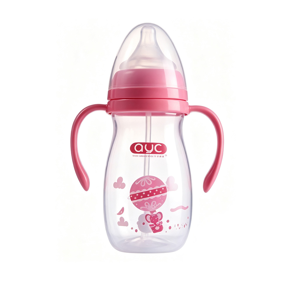 300ml wide neck PP bottle with handles