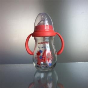 240ml baby glass baby feeding bottle