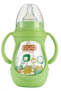 240ml baby glass baby feeding bottle