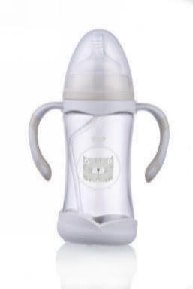 260ml Wide Neck Glass Baby Feeding Bottle 2