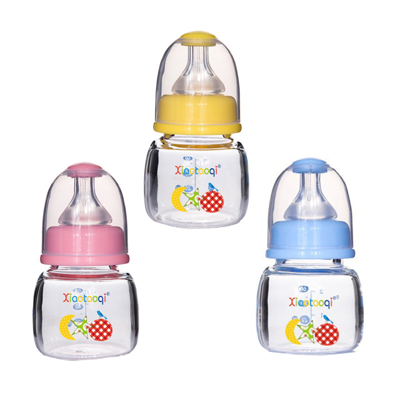 60ml Glass standard neck baby feeding bottle