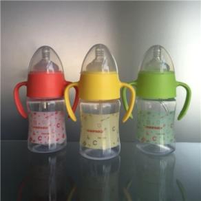 200ml wide neck PP baby feeding bottle