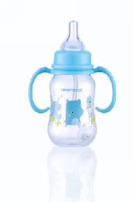 120ml 300ml PP standard neck feeding bottle with handles 2