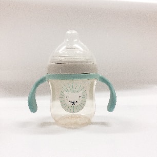 220ml Extra Wide neck PPSU baby feeding bottle with simple lid