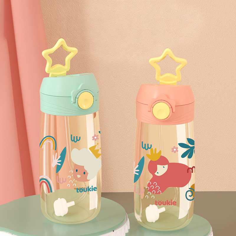 480ml ppsu kid sippy cup water bottle with Handle