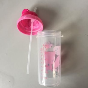 380ml PP Kids Sippy Cup Water Bottle 2