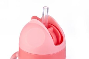 220ml 300ml chicken shape PP baby sippy cup 4