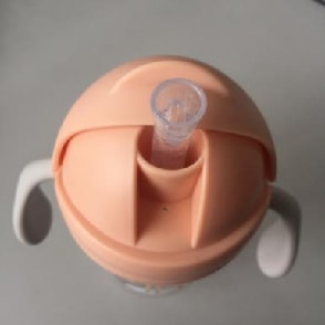 220ml Extra wide neck penguine shape PP baby sippy cup 2