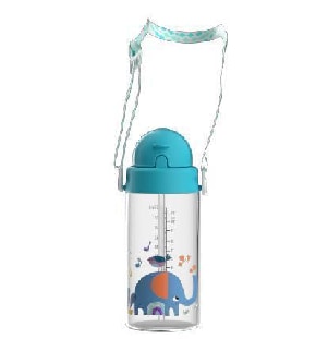 330ml Tritan Sippy Cup with Strap 2