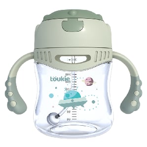 300ml Extra Wide Neck tritan Baby Sippy Cup 2