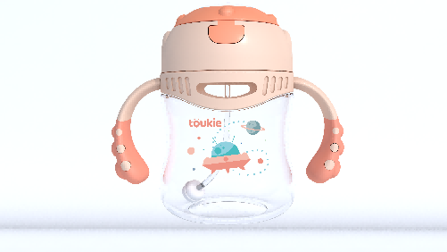 300ml Extra Wide Neck tritan Baby Sippy Cup 3