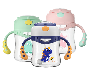 300ml Extra Wide Neck tritan Baby Sippy Cup