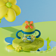 300ml windmill Tritan Baby Sippy Cup