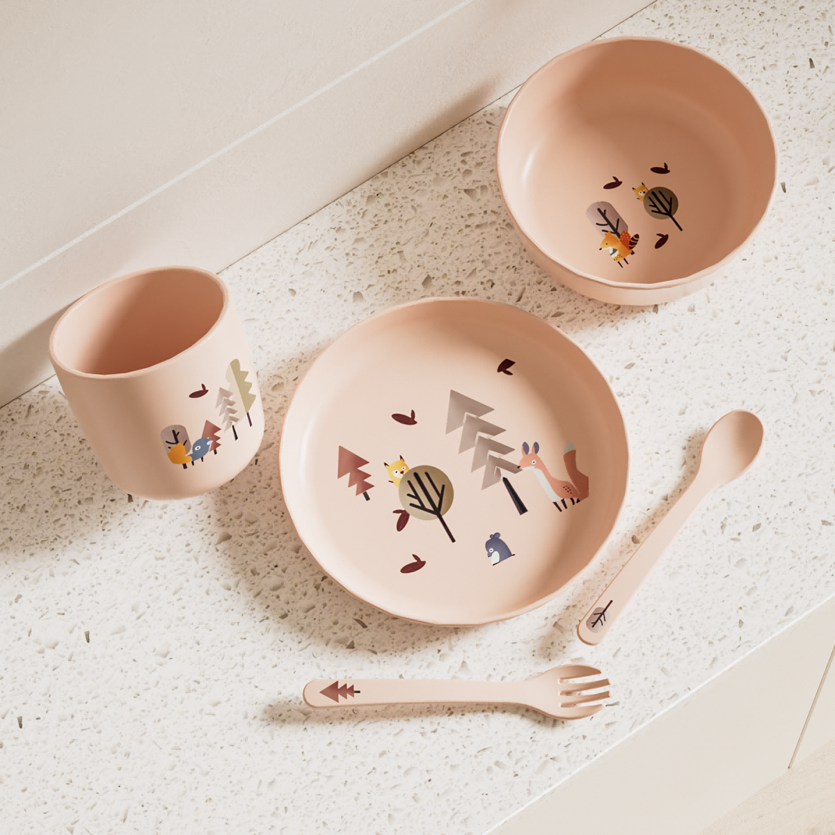 baby tableware set 5 in 1 2