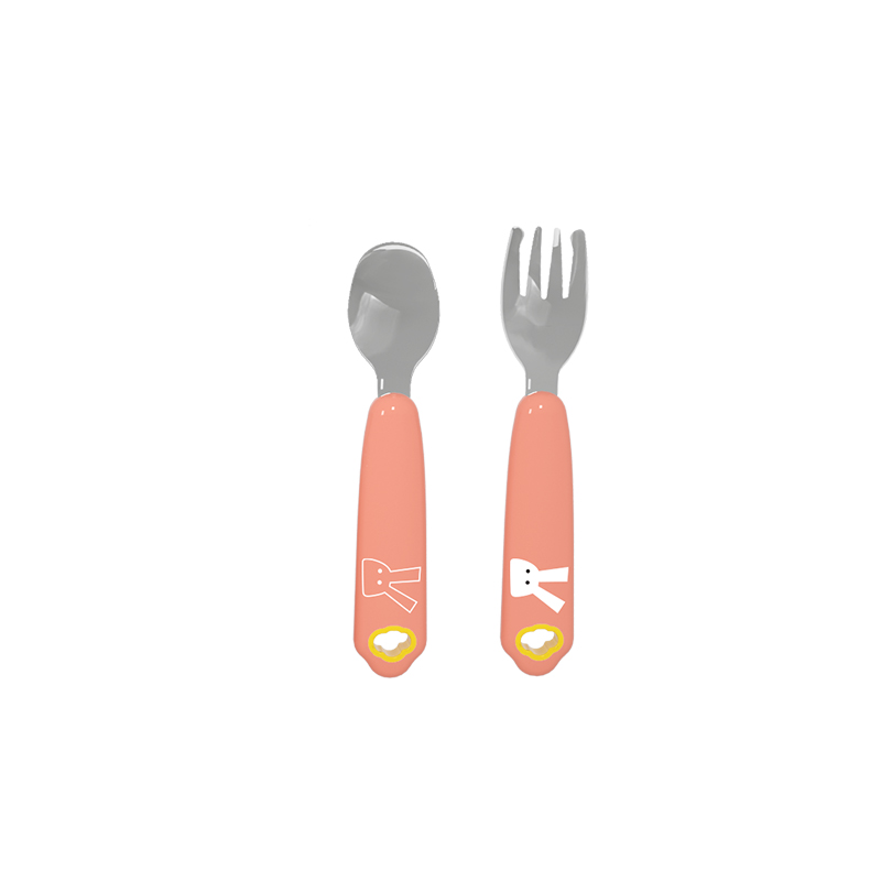 baby  stainless steel spoon and fork  set