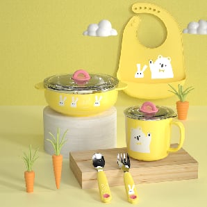 Baby Stainless Steel Feeding set 2