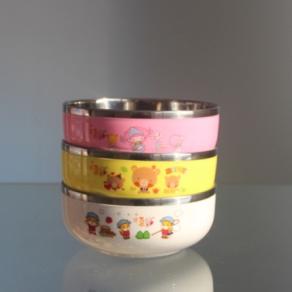 304 stainless steel baby feeding bowl 2