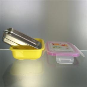 Rectangle stainless steel lunch box in preservation 2