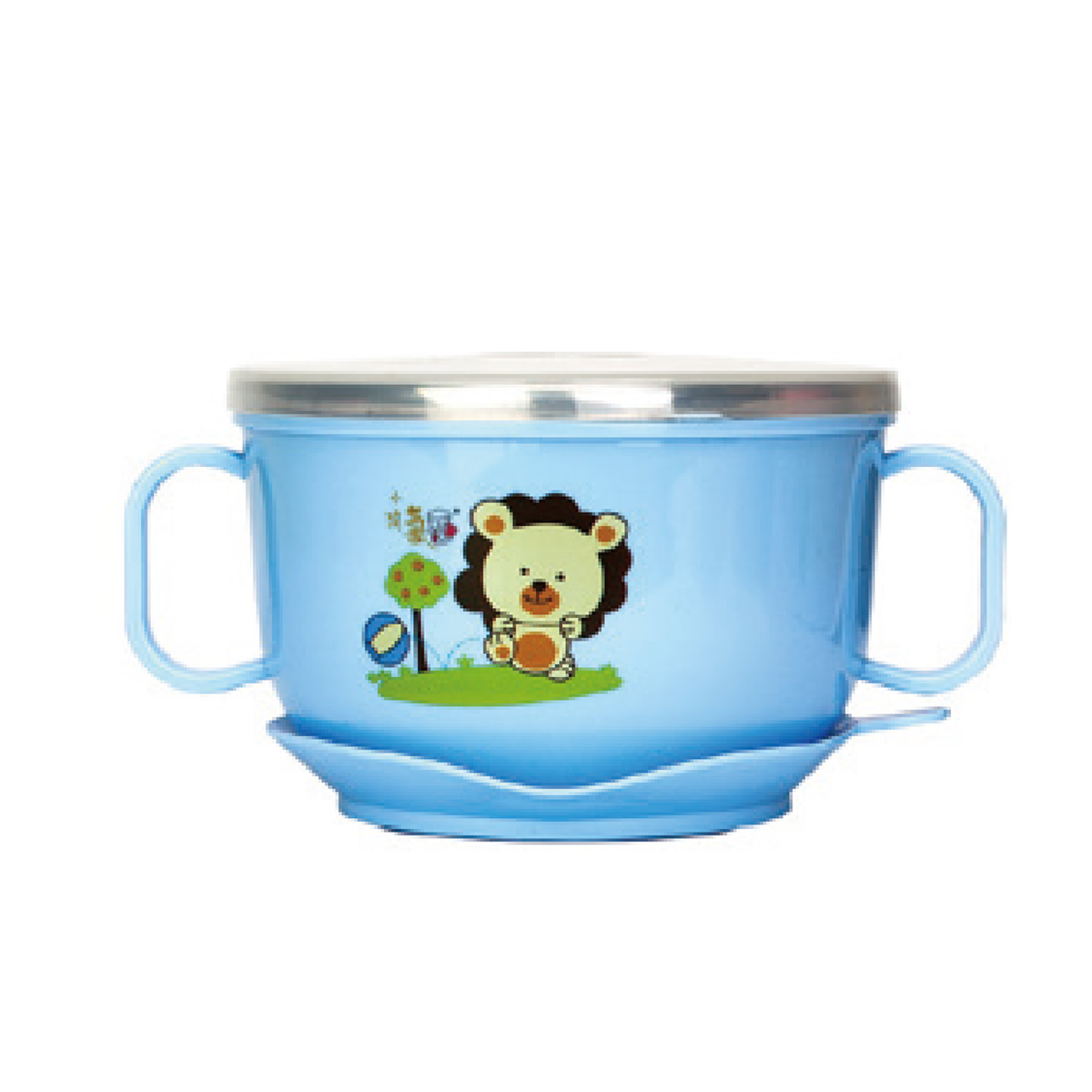 304 stainless steel baby suction bowl with lid