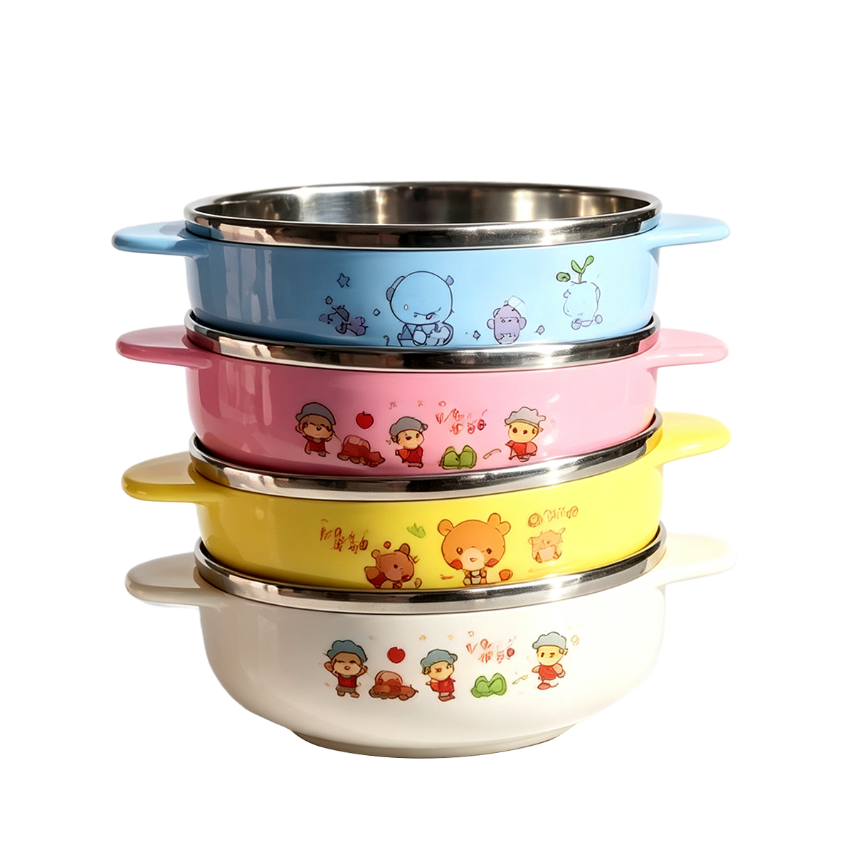 304 stainless steel baby feeding bowl