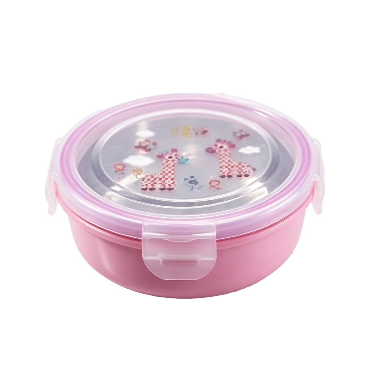 Round shape 304 stainless steel lunch box in preservation