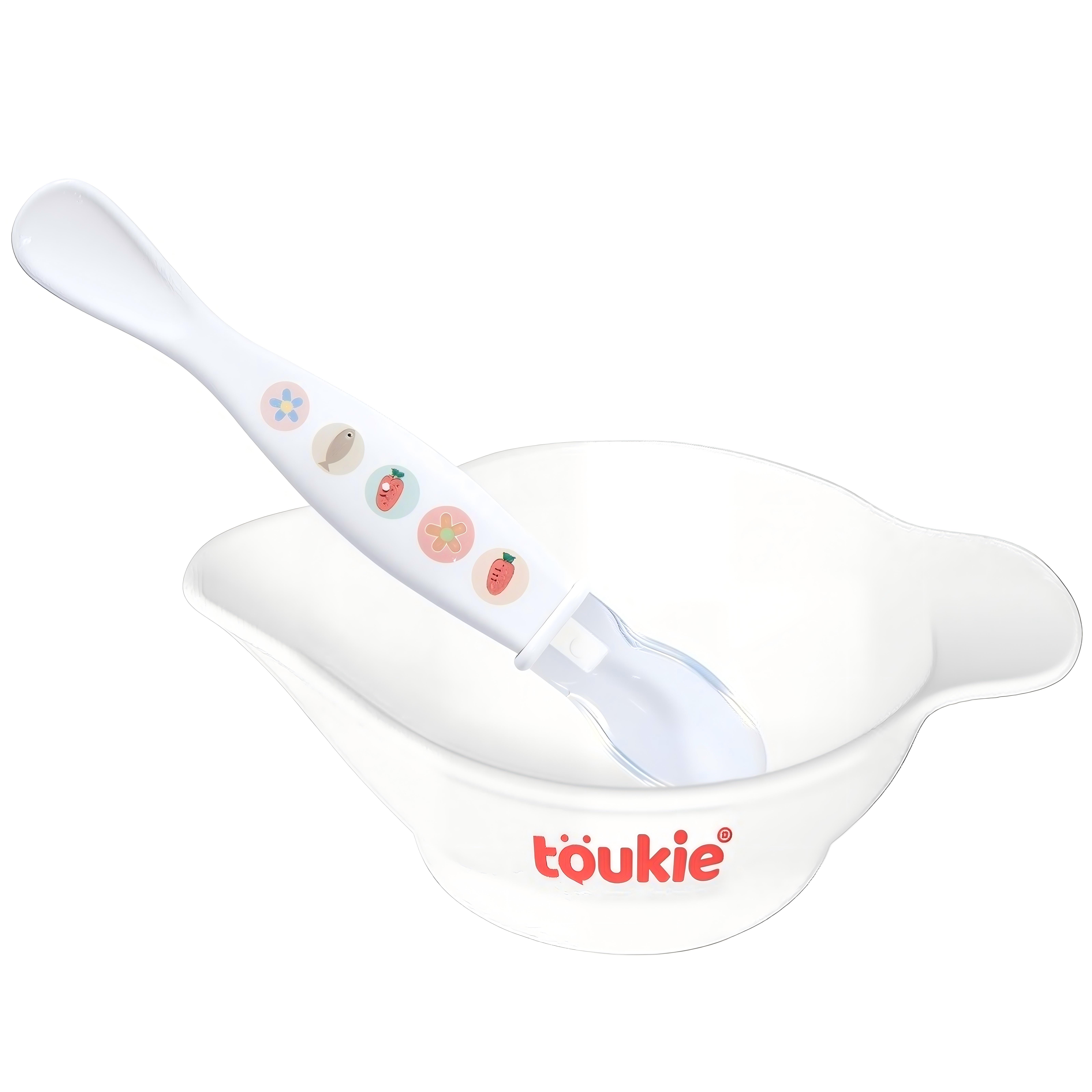 BabyFeeding Grinding Bowl with Silicone Spoon Set