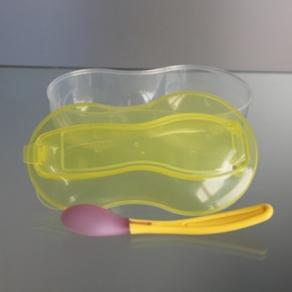 Food grinding bowl with spoon 2