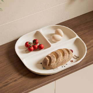 PP Baby Feeding Plate 3 in 1 2