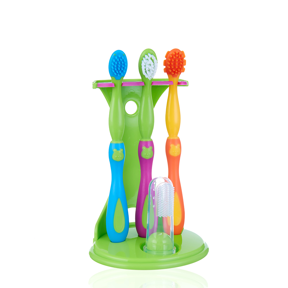 baby training toothbrush set 4 in 1