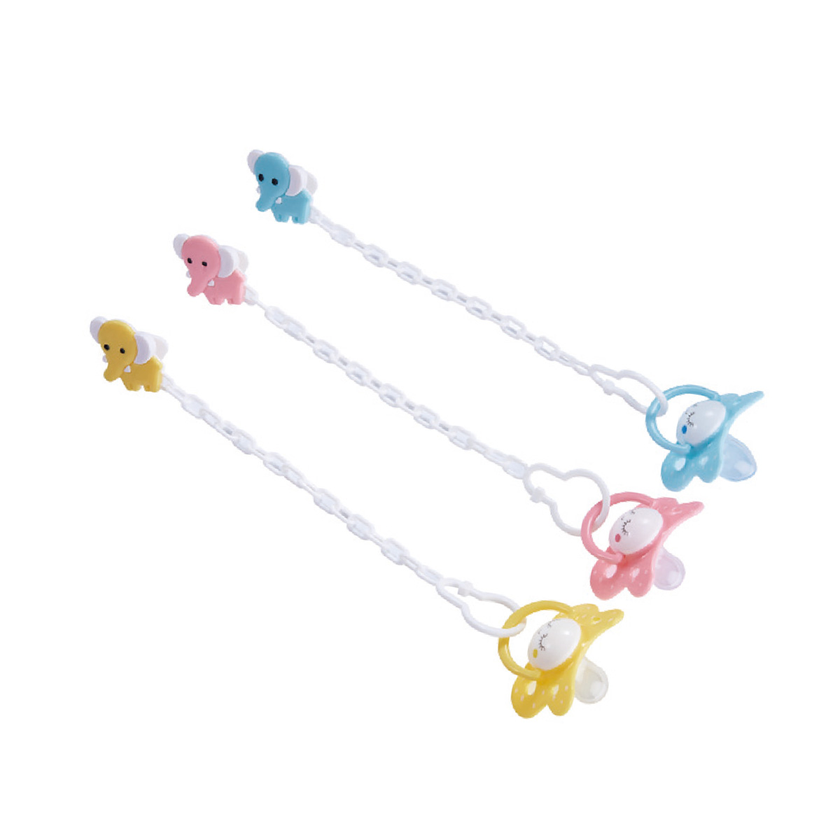 baby pacifier with clip (Small / Large nipple)