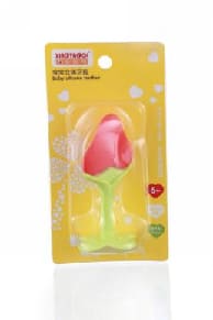 3D fruit shape baby silicone teether 2