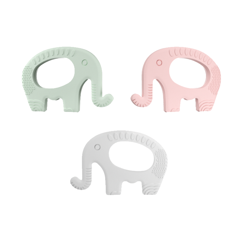 Baby Silicone Teether elephant shape