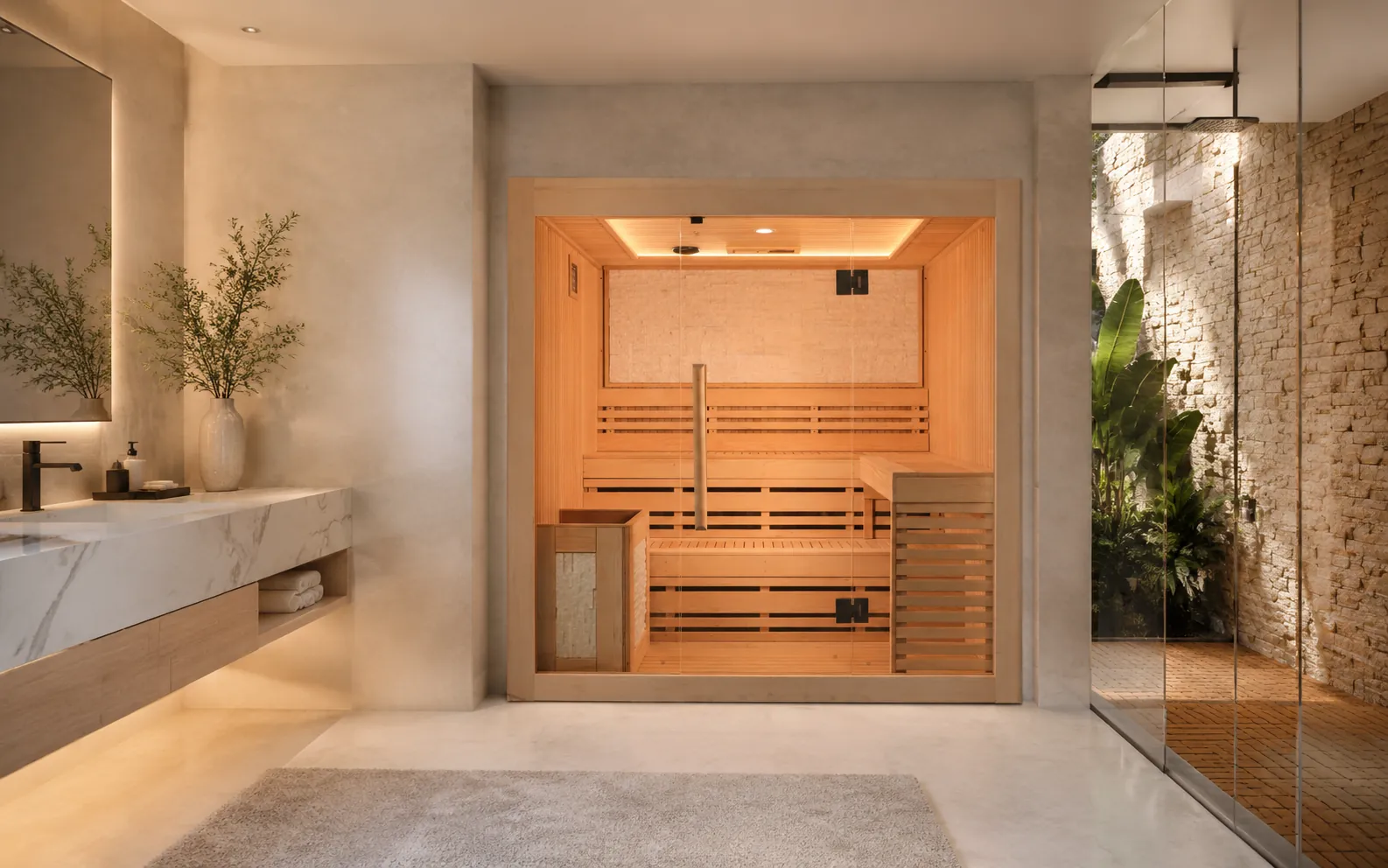 Far-Infrared Sauna Room