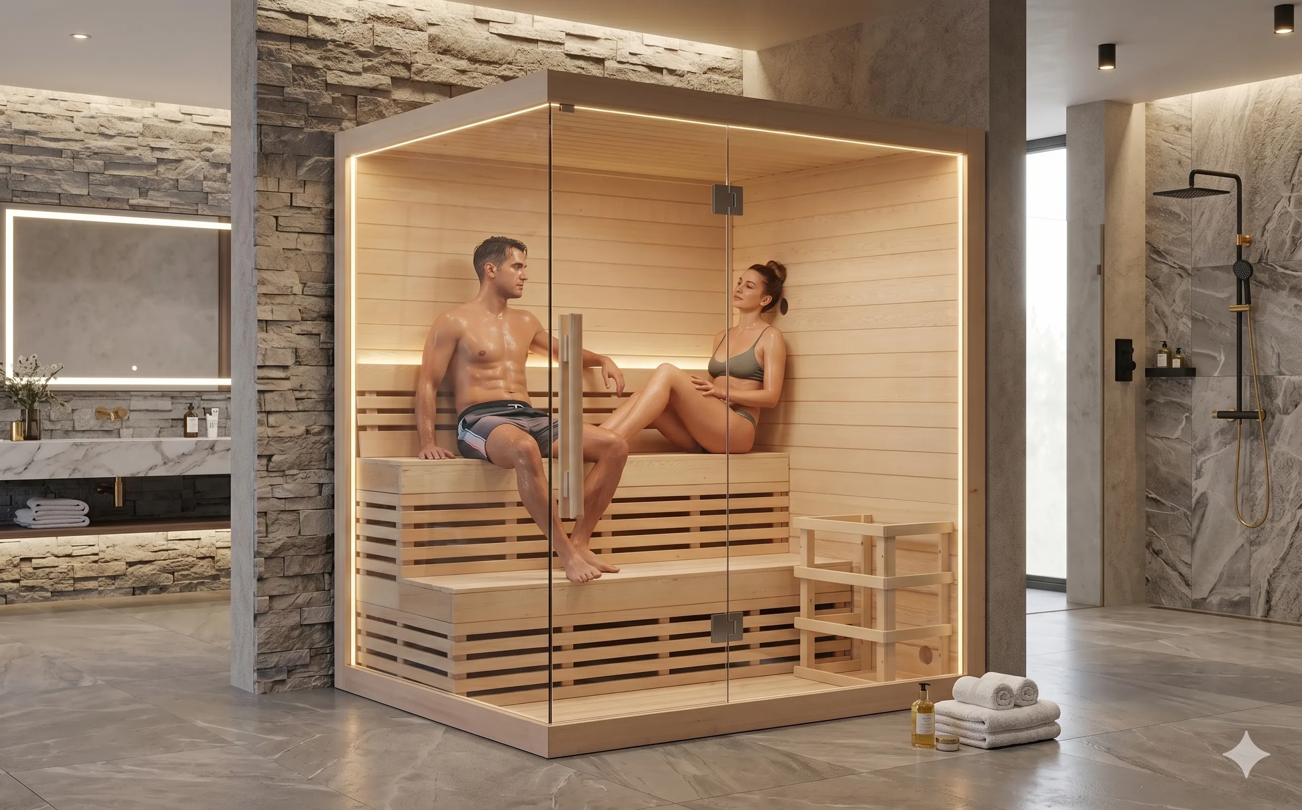 Far-Infrared Sauna Room