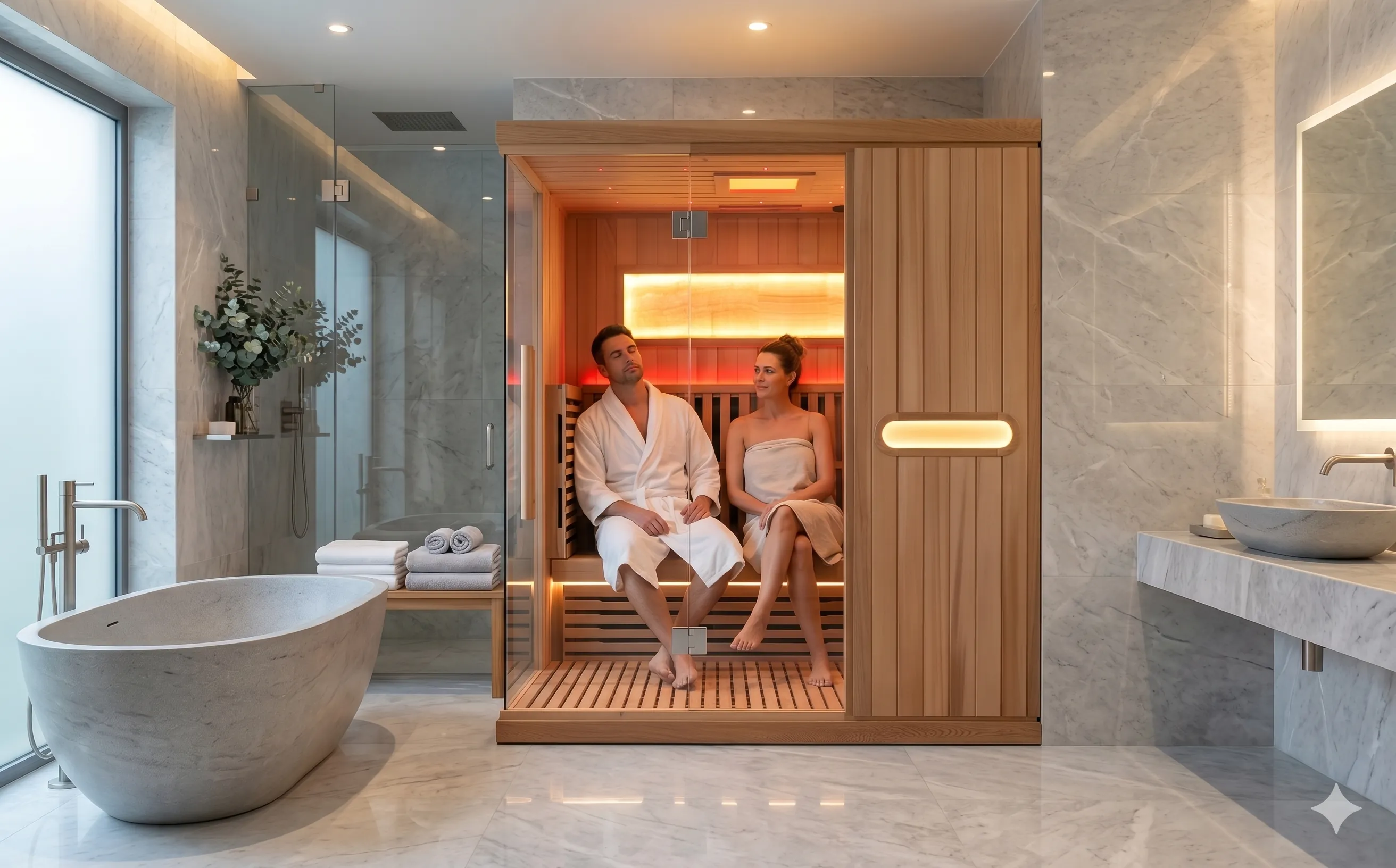 Indoor Traditional Sauna Room